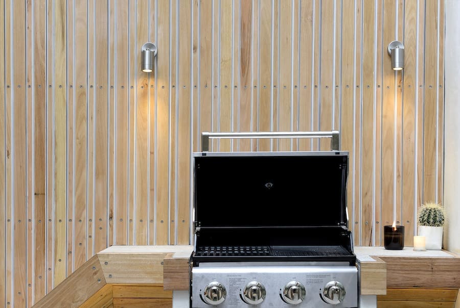 In-built BBQ