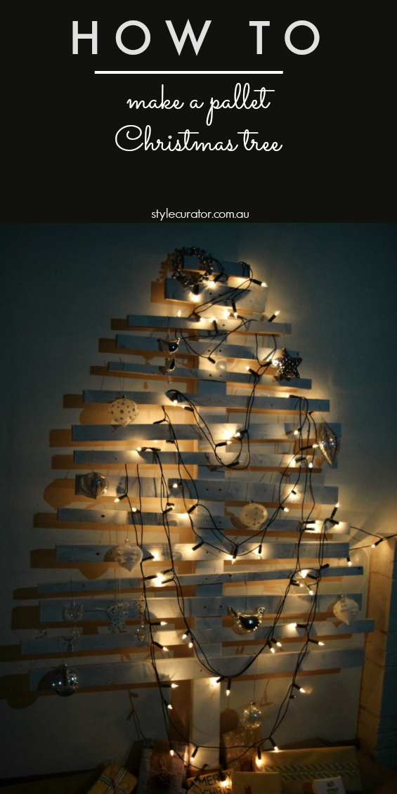 How to make a pallet Christmas tree