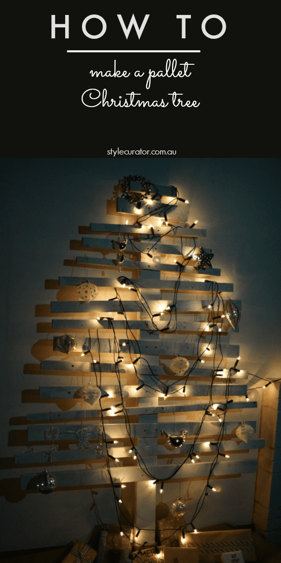 How to make a pallet Christmas tree