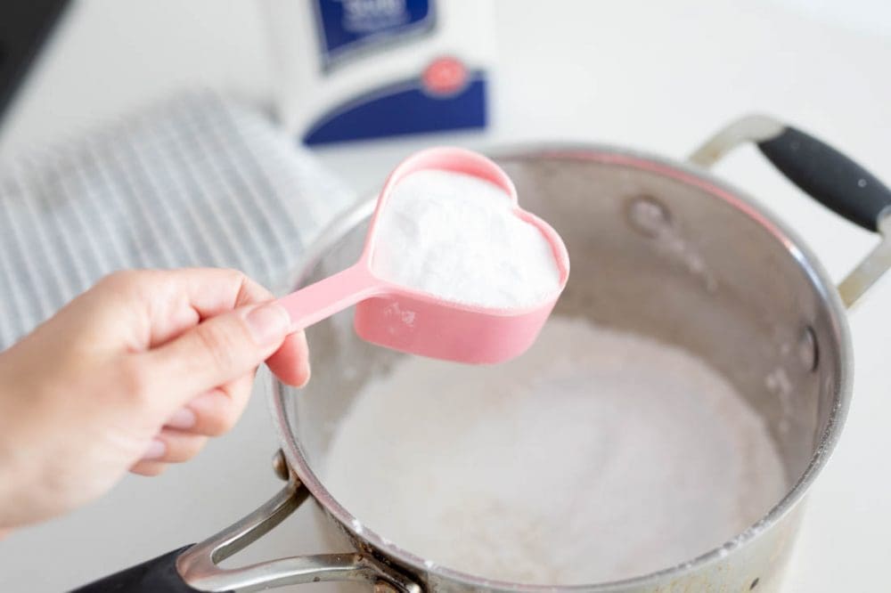 Place ingredients into pot