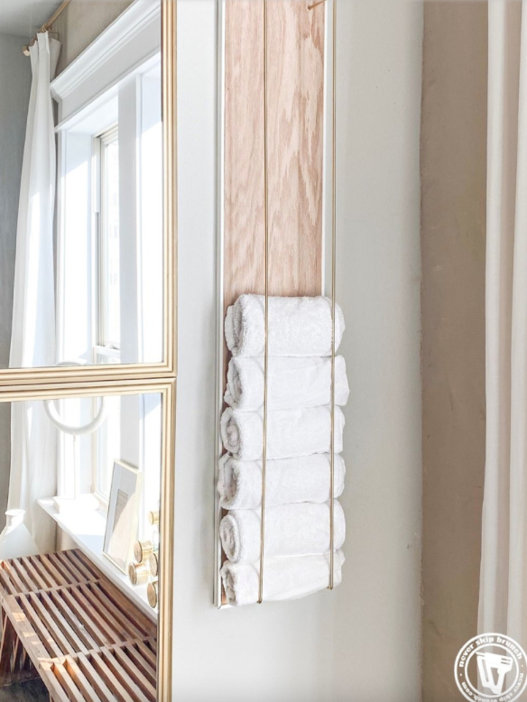 DIY towel holder _ Bathroom DIY ideas