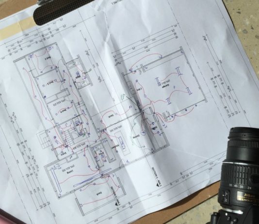 Lighting and electrical plan