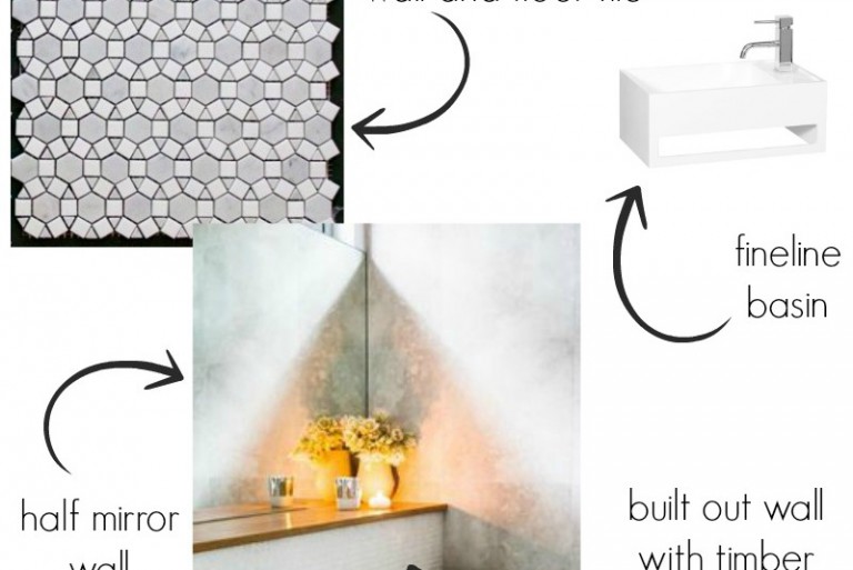 Powder room planning feature