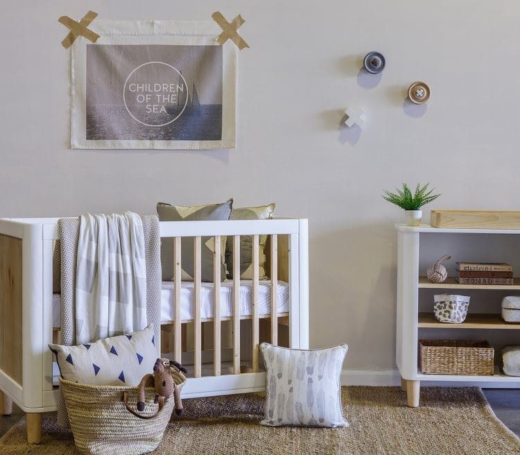 Neutral nursery via Incy Interiors Sophisticated nursery inspiration