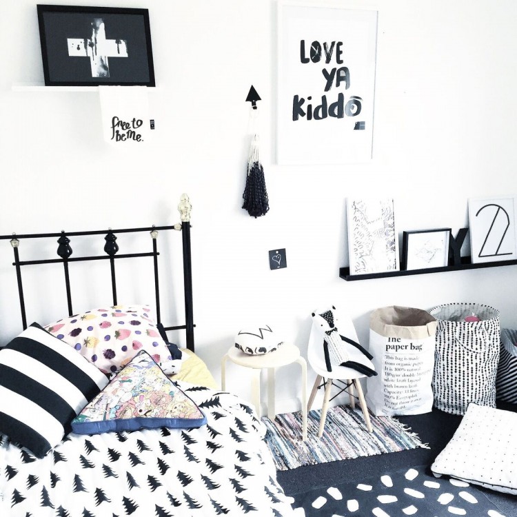 Scandi-inspired home kids bedroom