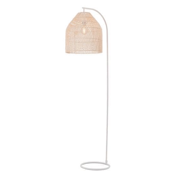 Rattan basket floor lamp stylish floor lamps