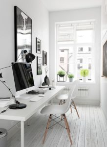 How to create the ultimate black and white office, on a budget!