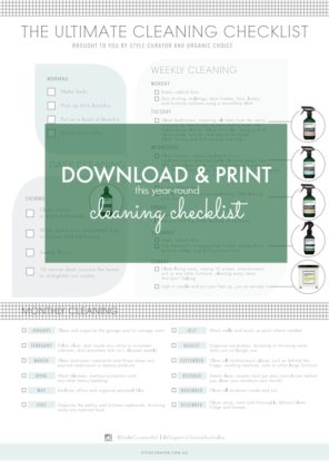 Best Cleaning Hacks And Free Cleaning Checklist Printable