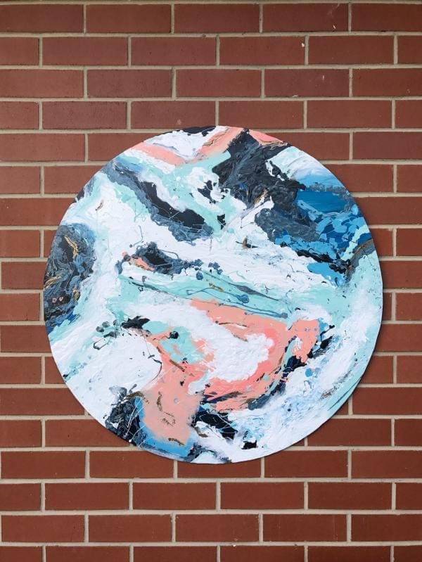 DIY outdoor wall art: Make your own abstract wall art - STYLE CURATOR