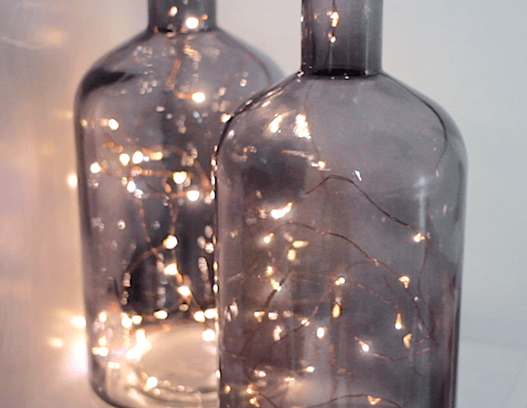 Kmart twinkle lights in vase