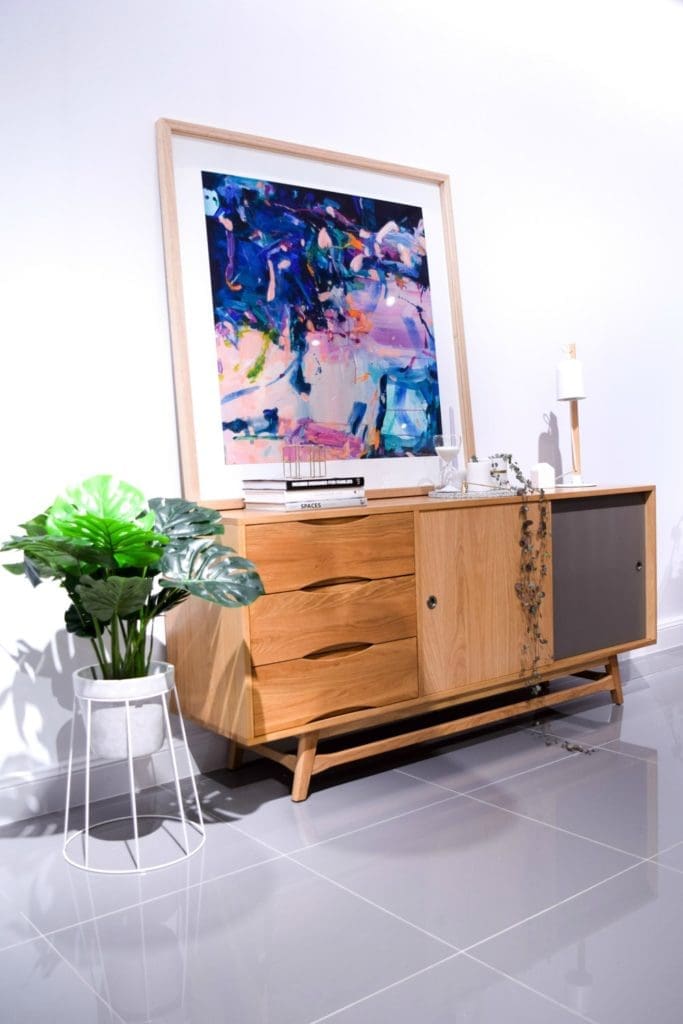 Sideboard side angle