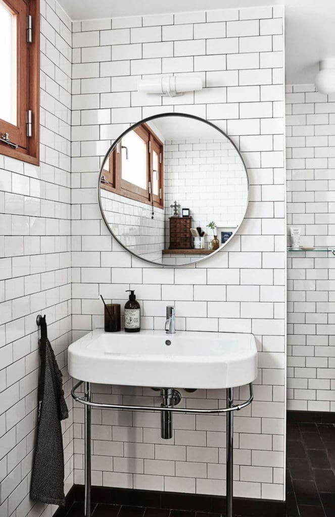 Industrial style bathroom