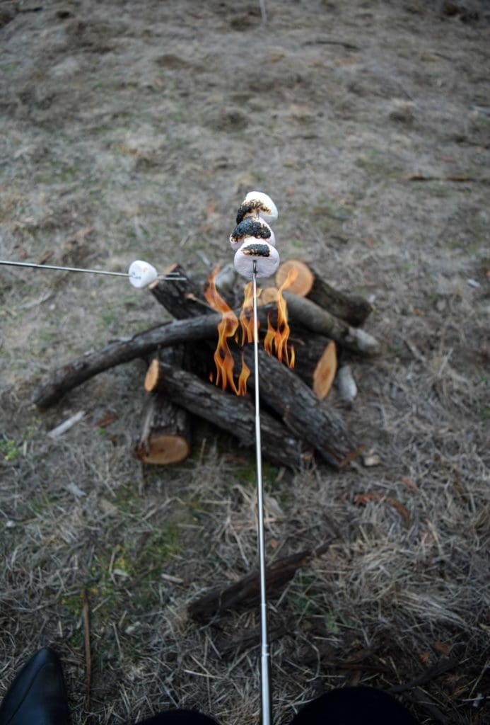Roasting marshmallows