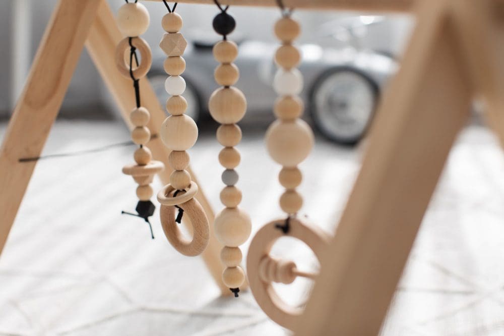 Baby gym close up