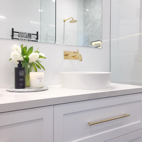 Be inspired to use brass in your bathroom - Style Curator