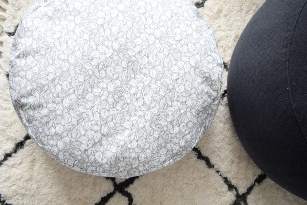 Kmart hack kids cushion turns luxe floor cushion Style Curator