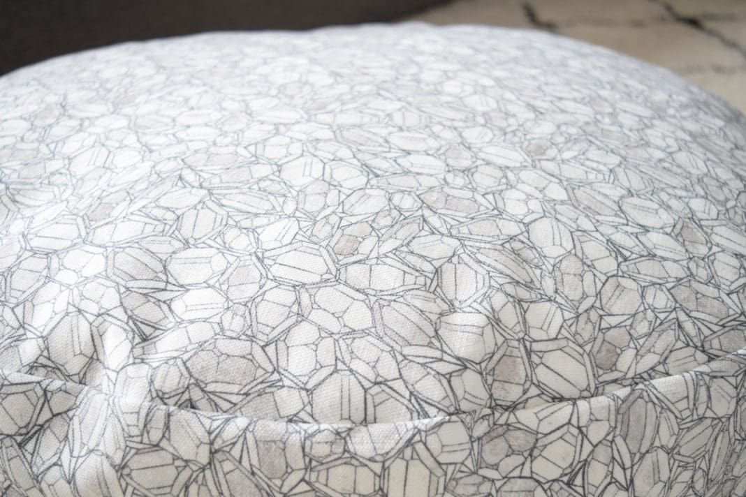 Kmart hack kids cushion turns luxe floor cushion Style Curator