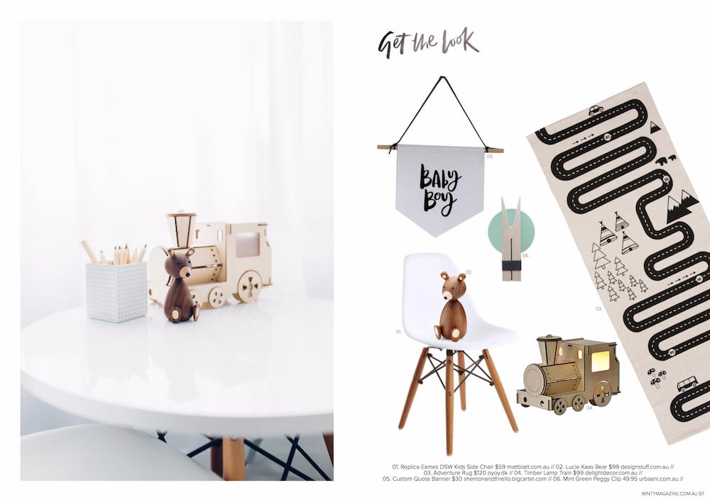 Patrick's nursery features in Minty shop the look