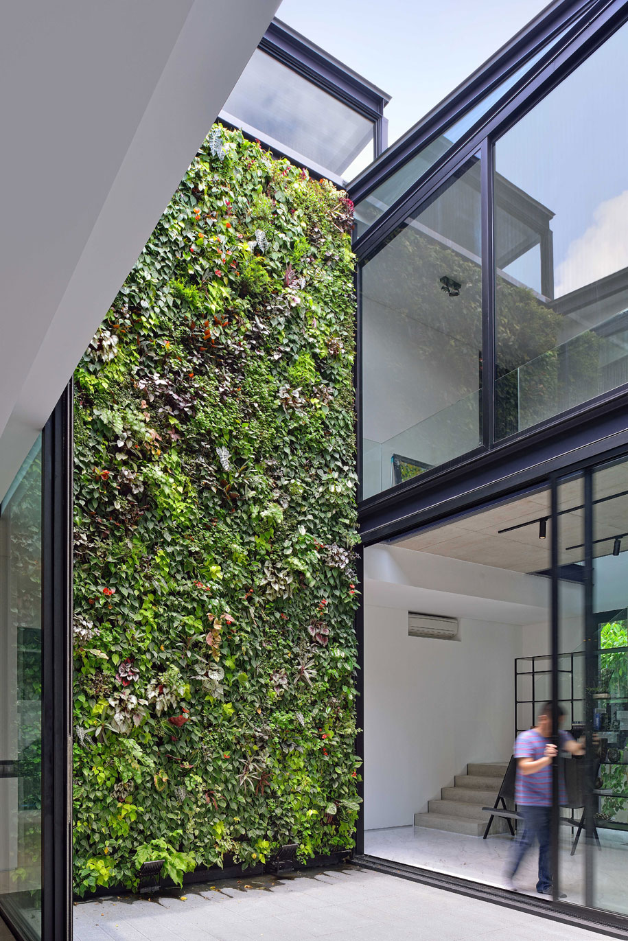 Vertical green wall Design greenery into your renovation