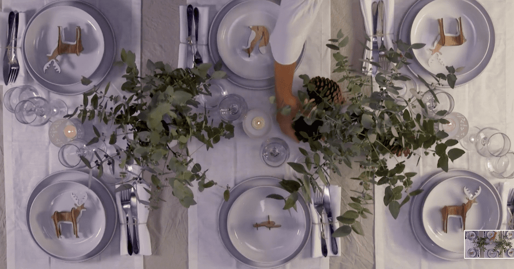 Natural table setting Christmas table settings to inspire you