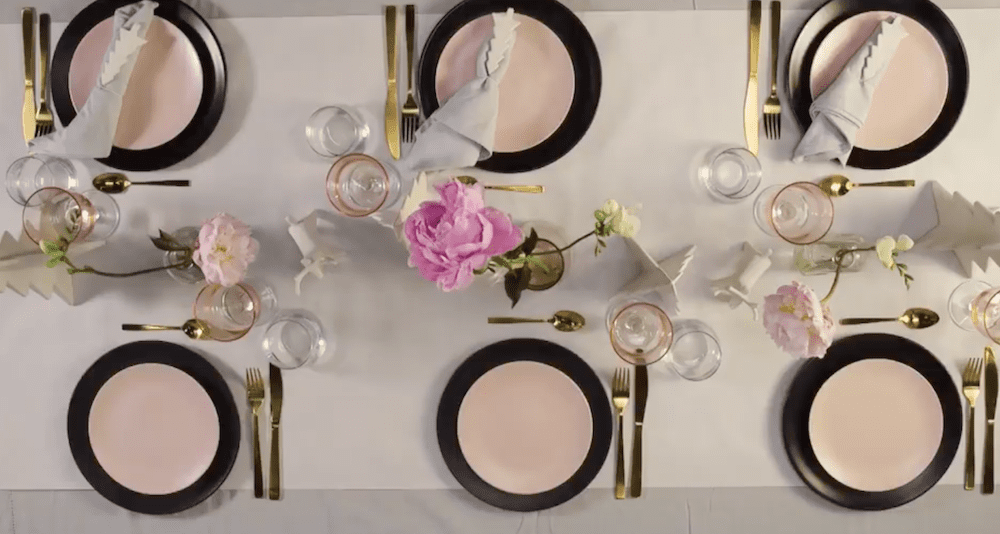 Pastel table setting Christmas table settings to inspire you