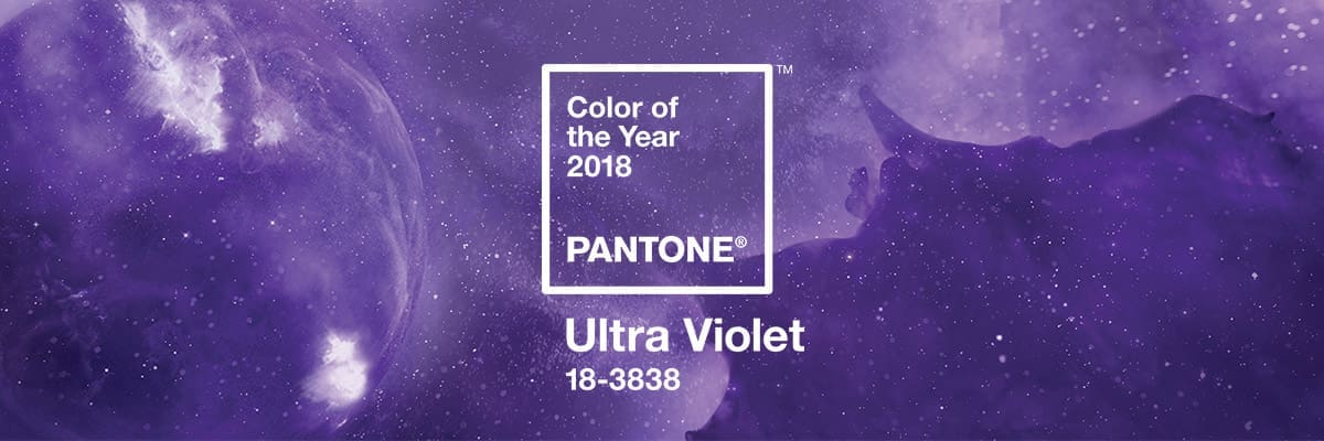 Pantone 2018 Colour of the year is Ultra Violet