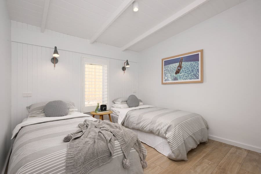 Twin bedroom Scandi-style home