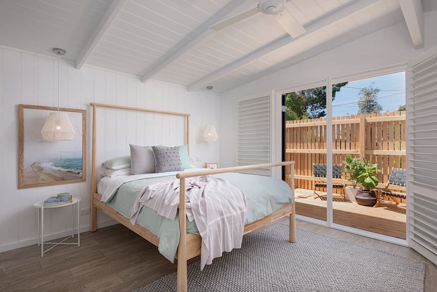 Coastal bedroom Scandi-style home