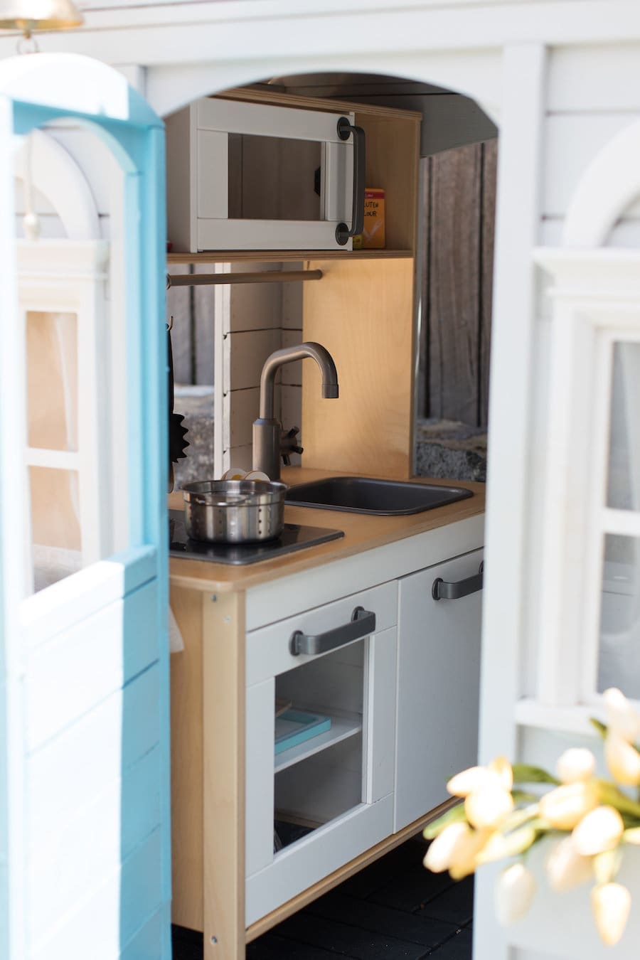 Cubby house kitchen on sale