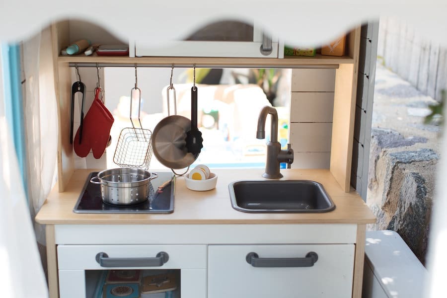 cubby house kitchen