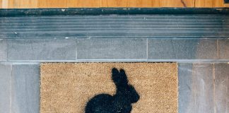 Bunny doormat
