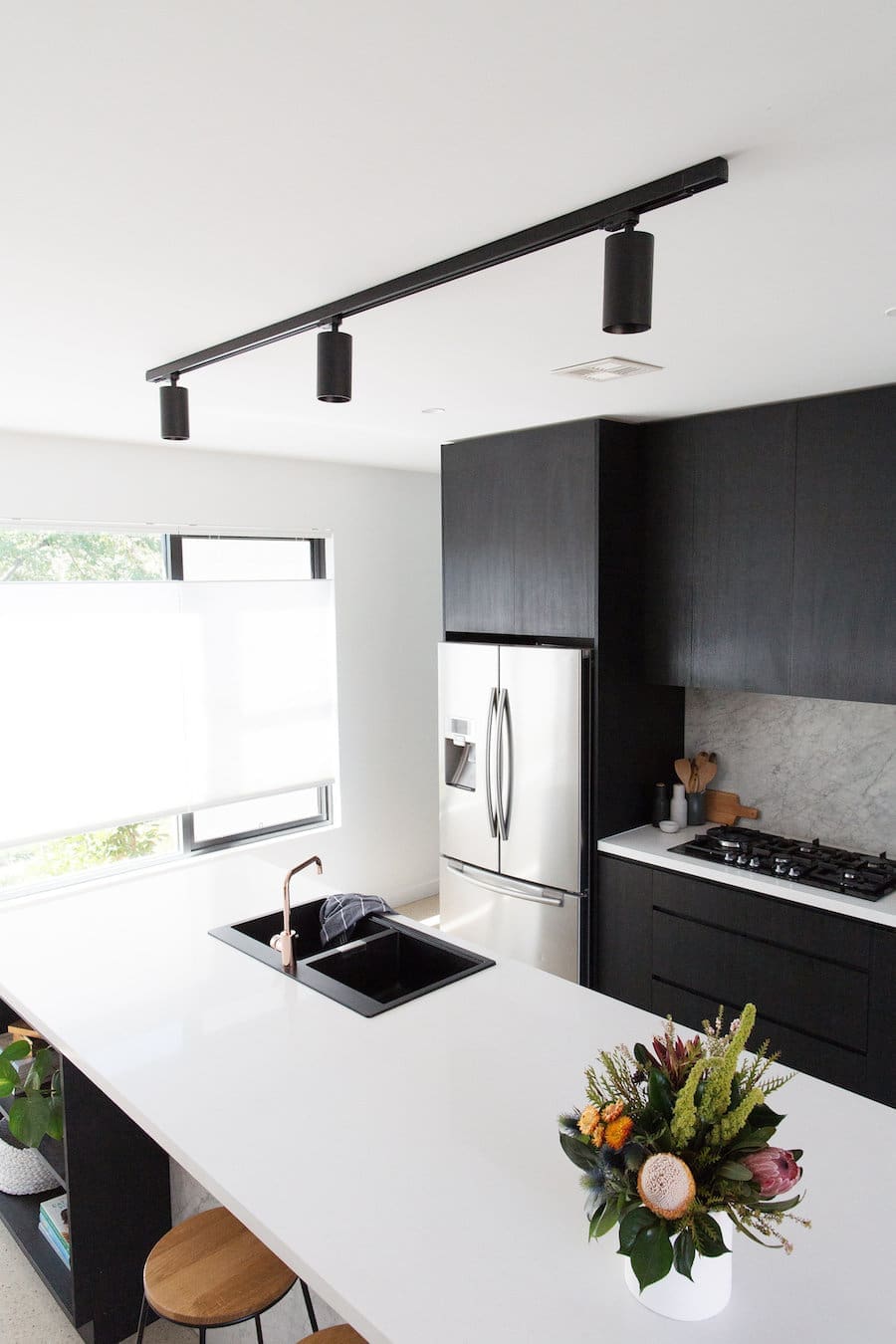 Black ceiling deals lights for kitchen