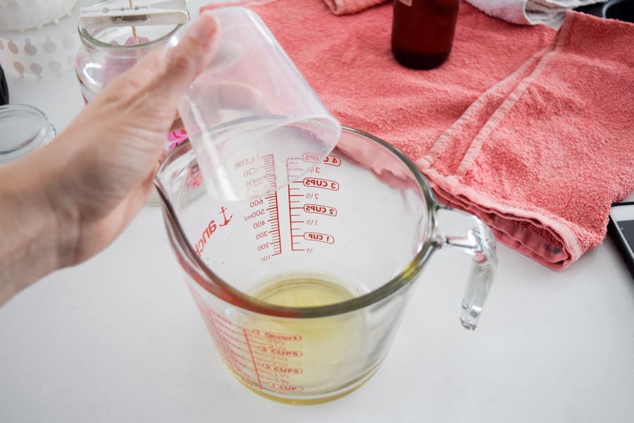 Pour fragrance in jug