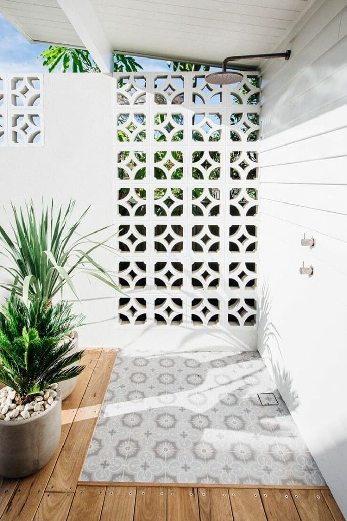 Outdoor shower