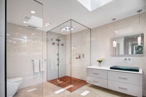 Timber shower floor