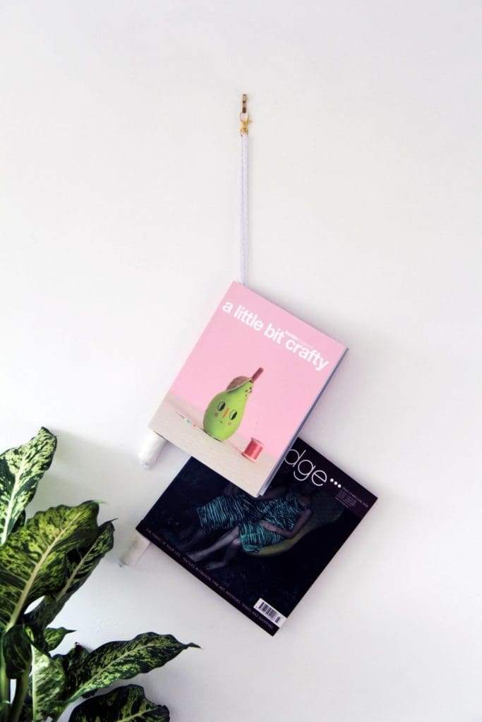 DIY rope magazine completed