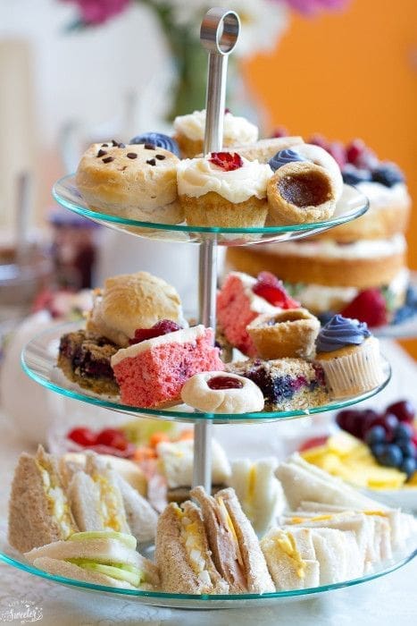 High tea stand