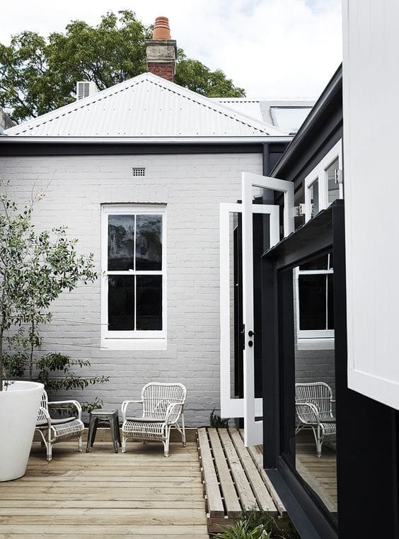 Outdoor courtyard