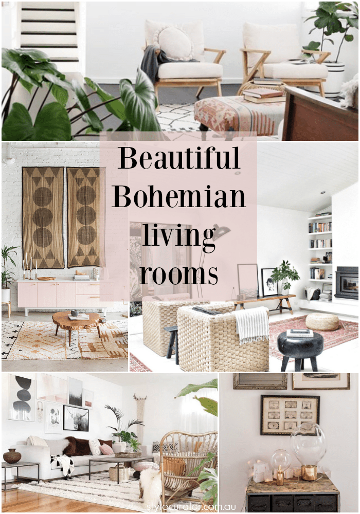 Beautiful Bohemian living rooms