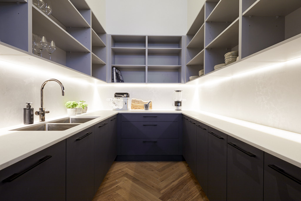 Luxurious butler's pantry