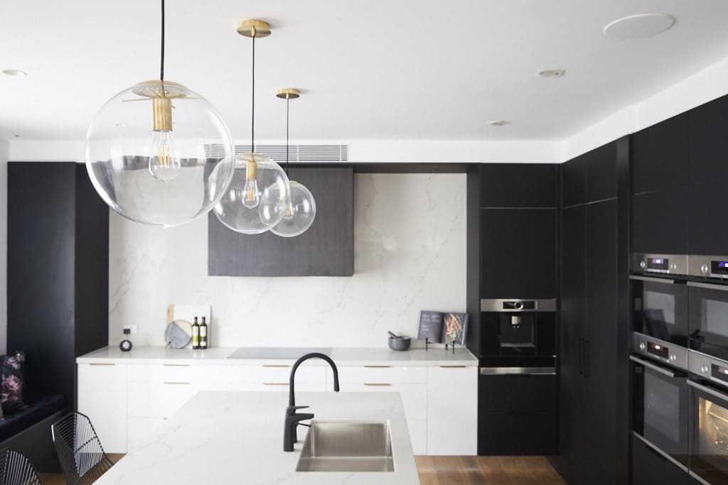 Brass pendant lights