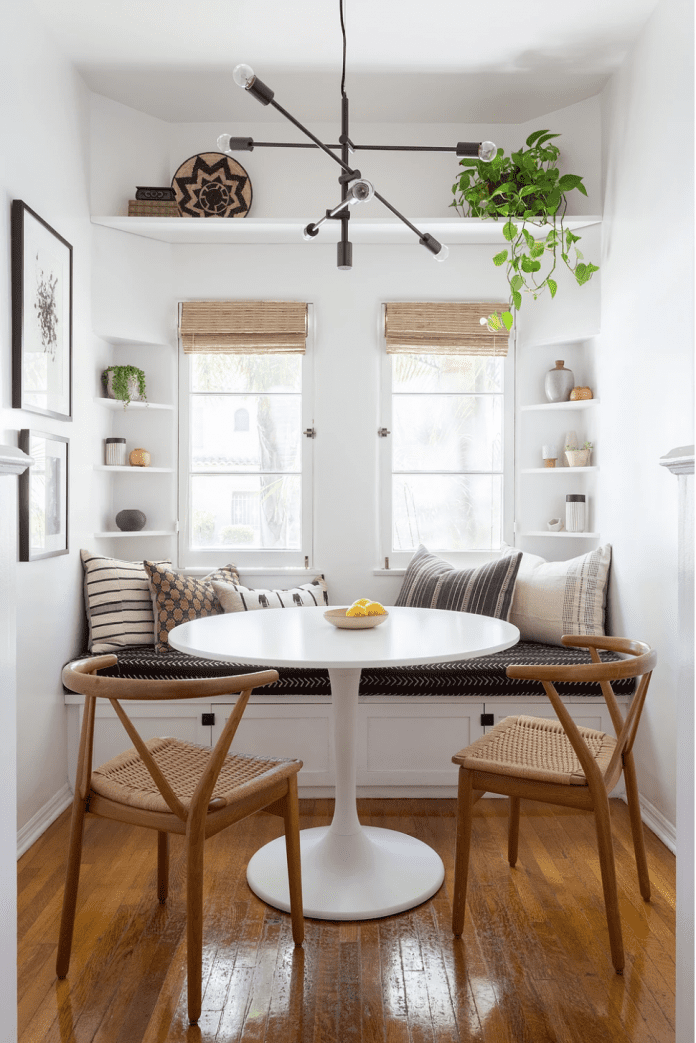 Design Inspo Beautiful Breakfast Nooks Style Curator Page 2   2 Mid Century Nook 696x1043 