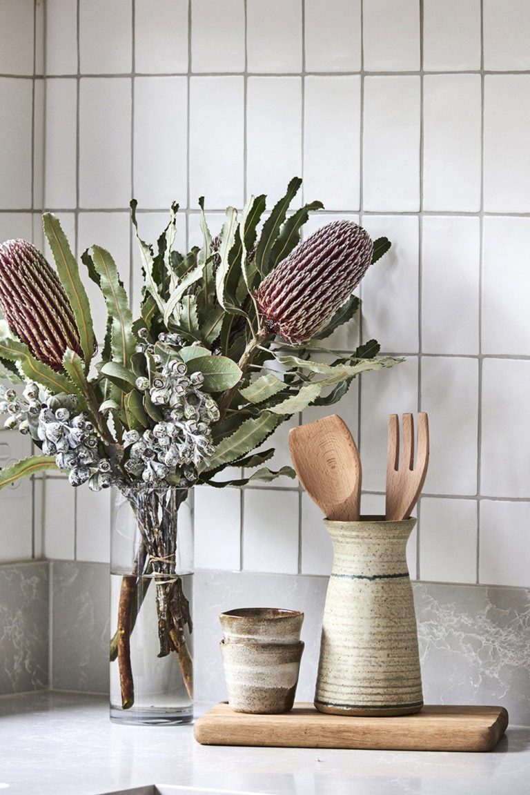 White handmade subway tile