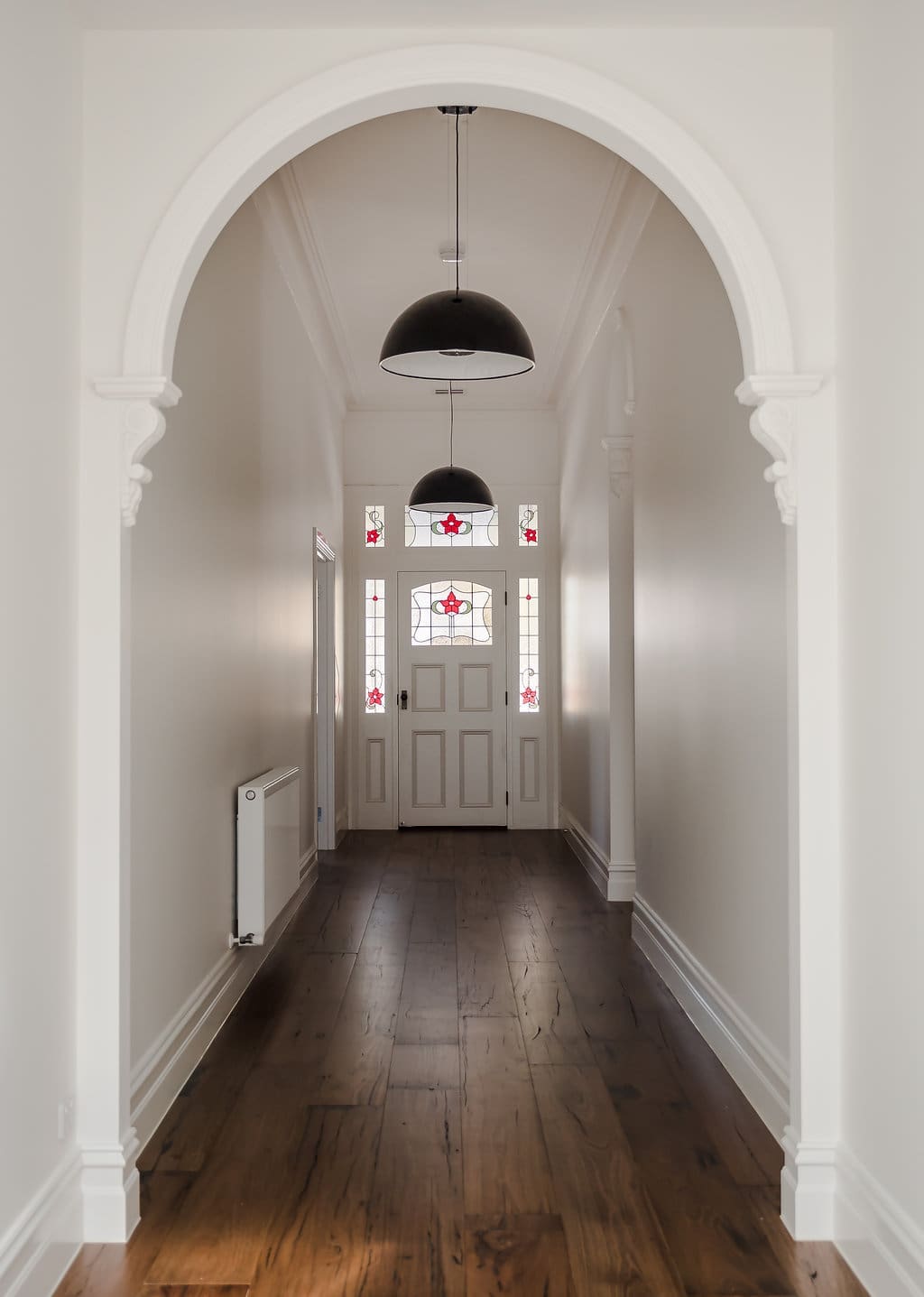 Entryway historic Australian home renovation