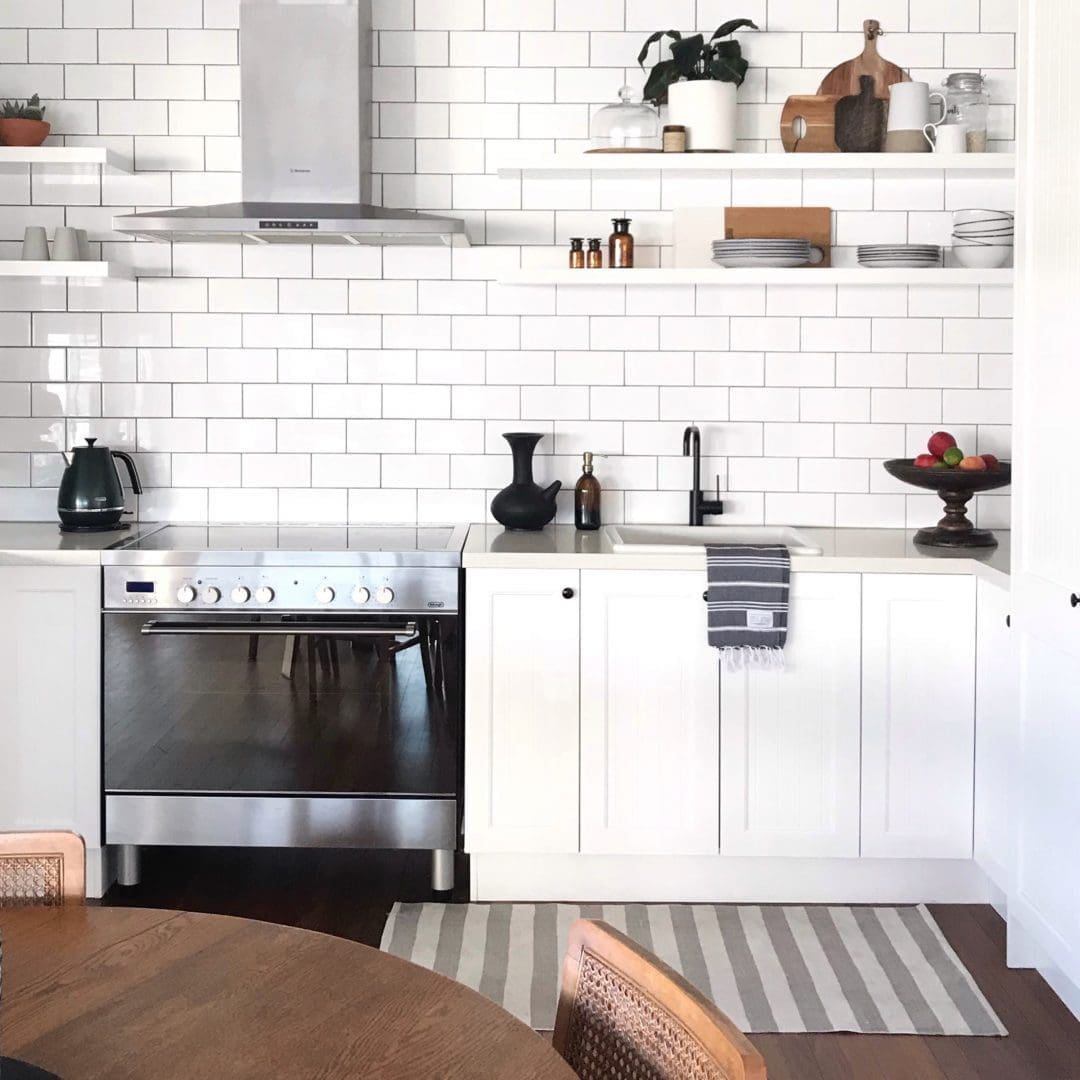 Unique Coastal Boho Kitchen for Large Space