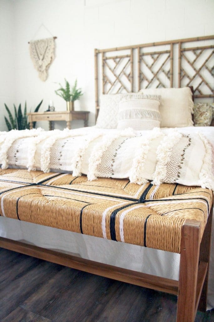 Bamboo bedhead