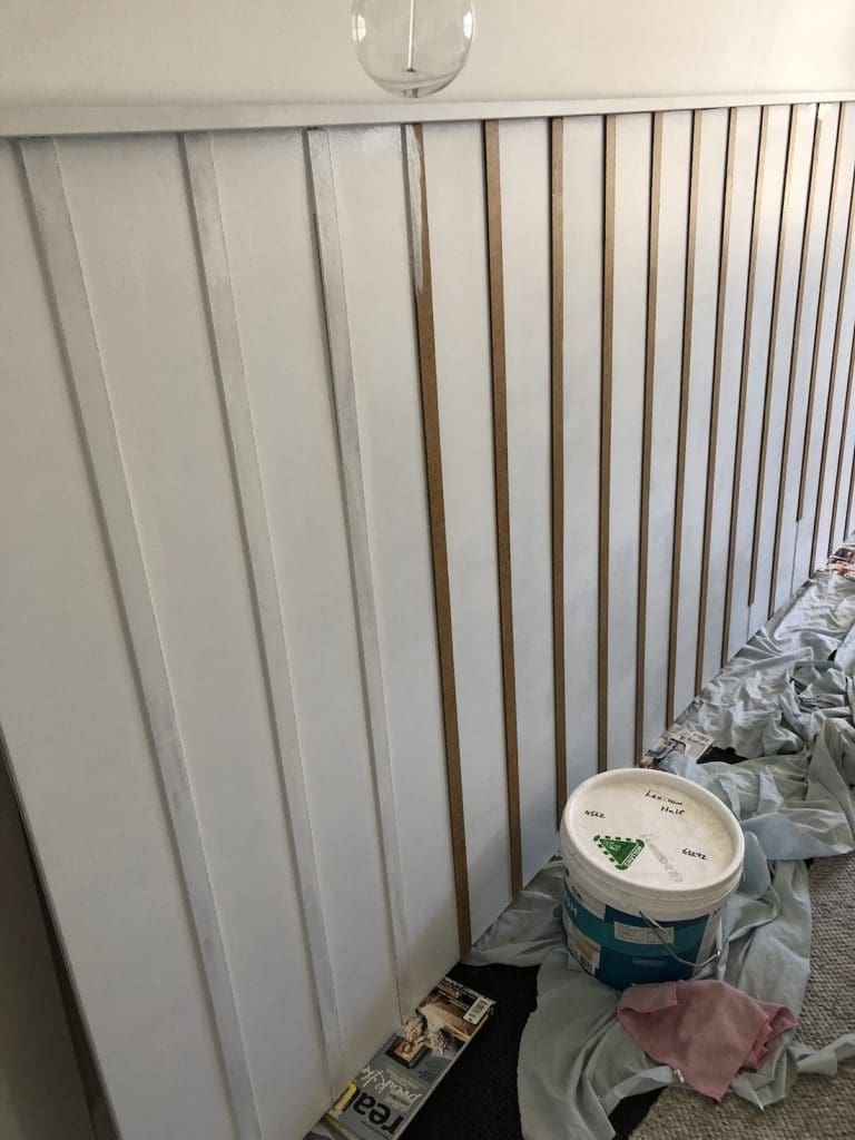 DIY wall panel bedhead | Style Curator