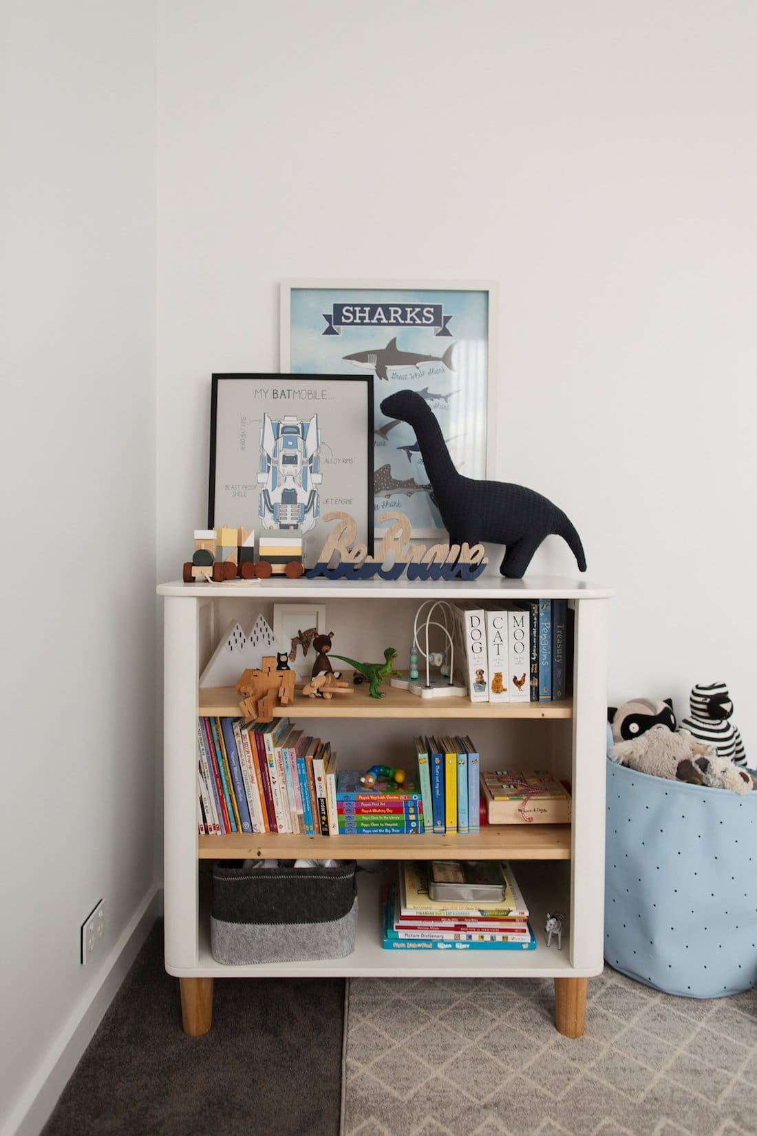 Book case styling stylish and functional kids bedroom