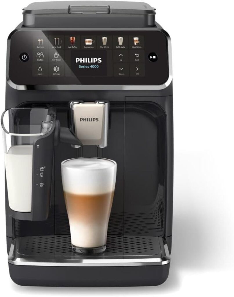 Automatic espresso machine with milk frother