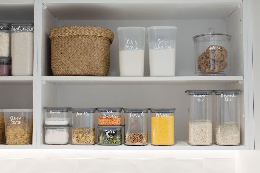 Organised pantry Pinterest worthy pantry